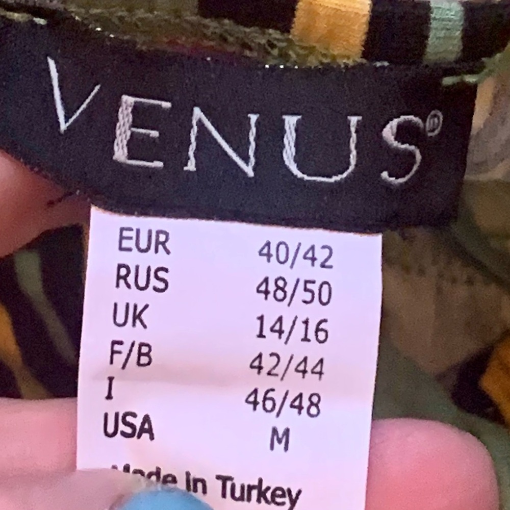 VENUS Green Floral Strapless Mini Dress - Picture 5 of 5